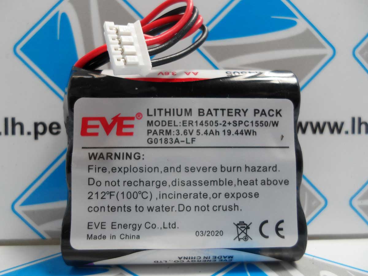 ER14505-2+SPC1550W         Batería Lithium Pack and SPC1550